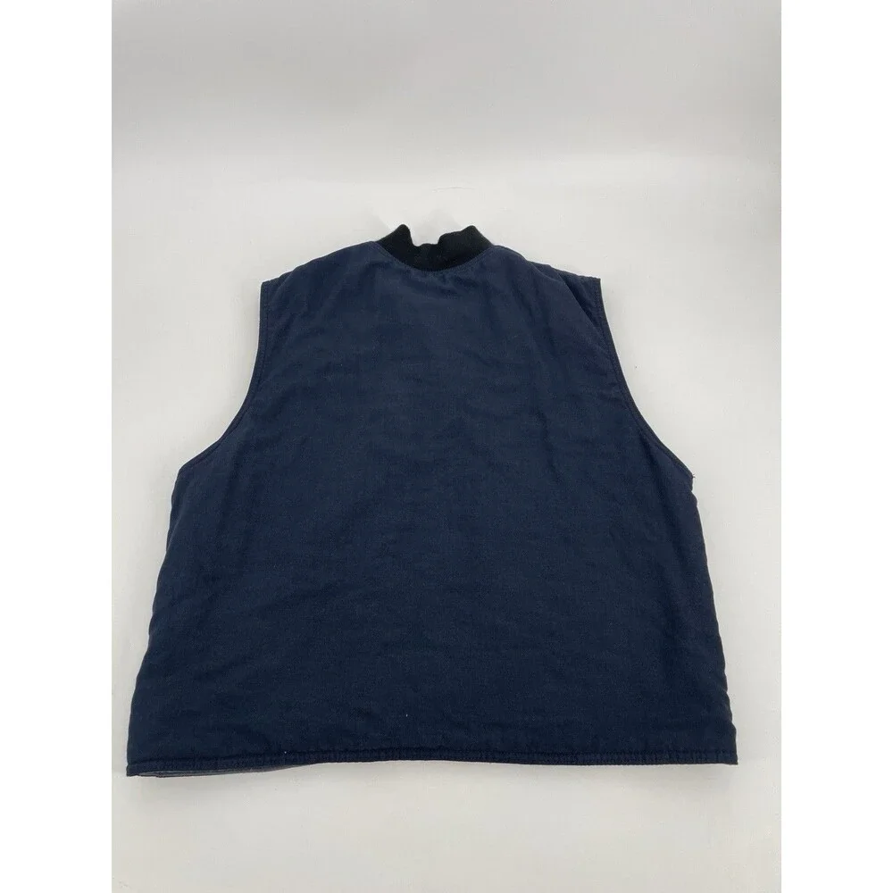 Bulwark FR Flame Resistant Insulated Work Vest Navy Blue Men’s XL Arc Rated